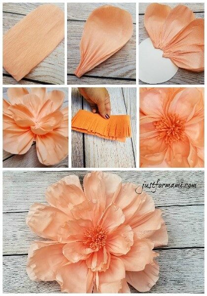 como-hacer-flores-con-papel-crepe