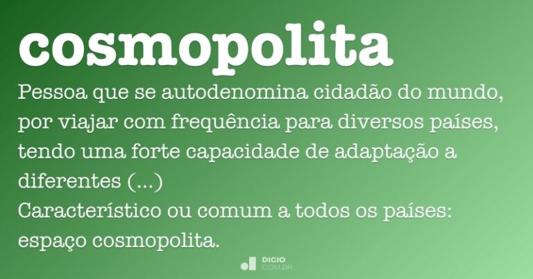 cosmopolita-significado