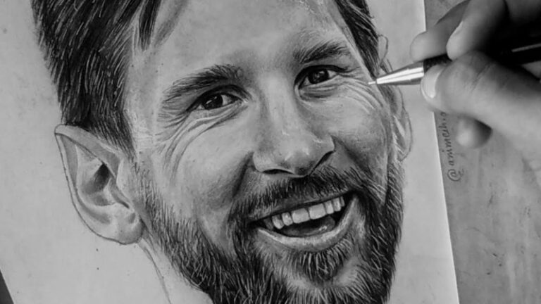 dibujar-messi