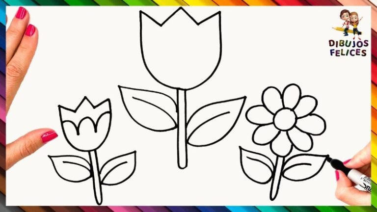 flores-para-dibujar-faciles-y-bonitas
