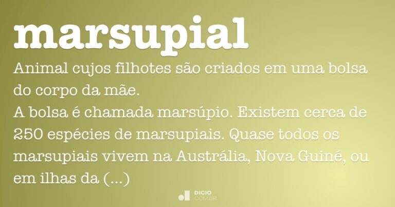 marsupial-significado